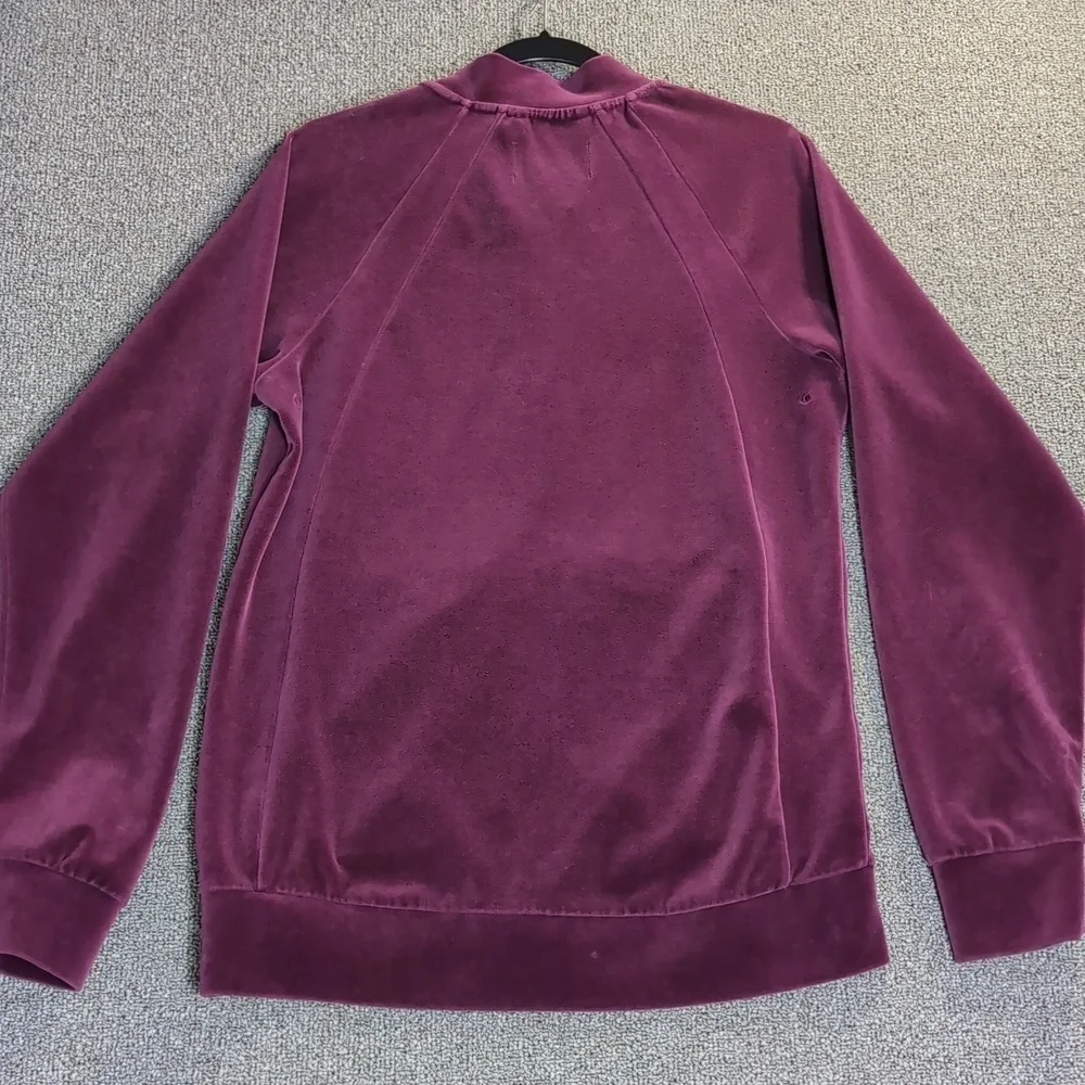Air Jordan Nike Velour Track Jacket Size Small in Bordeaux Purple Wine